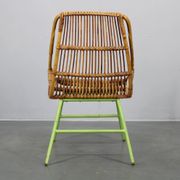 Rare pair of Alan Fuchs for ULUV rattan lounge chairs, Czechoslovakia, 1960s