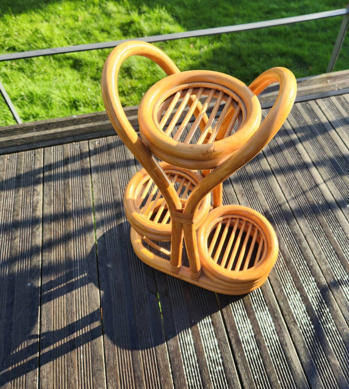 Vintage bamboo plant support