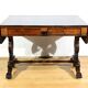Table, bureau à volets en palissandre massif, époque Restauration, début XIXème