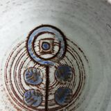 Empty pocket bowl signed Claire Célia Lambert in Dour