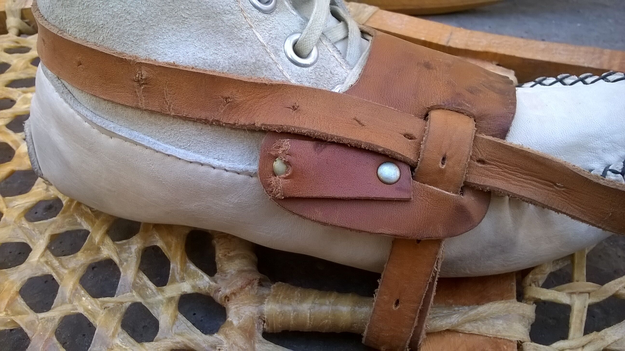 old pair of snowshoe