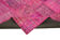 Hand-Knotted Oriental Vintage 175 cm x 242 cm Pink Patchwork Carpet