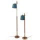 Pair of 1940s-50s Floorlamps by Lysberg, Hansen & Terp.