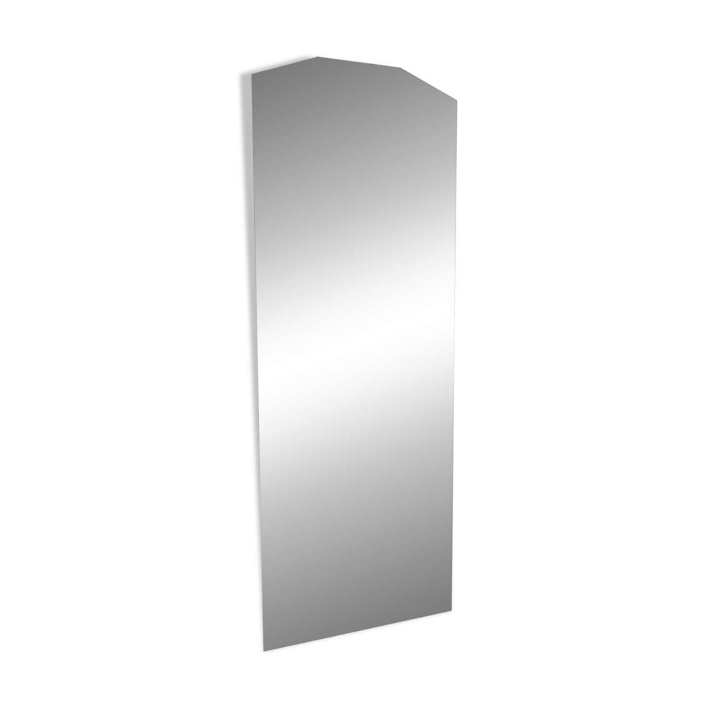 Large antique beveled mirror 54x153cm