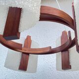 Scandinavian teak chandelier