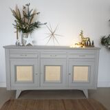 Vintage grey and canning sideboard