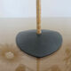 Scandinavian candle holder Laurids Lonborg in metal and rattan 50s 60s