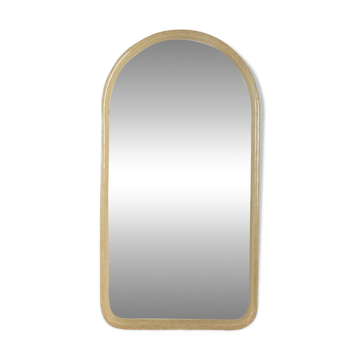 Wonderful mirror from the 1970s. Mounting made of metal with a frame made of acrylic glass and backlighting. Made in Germany.