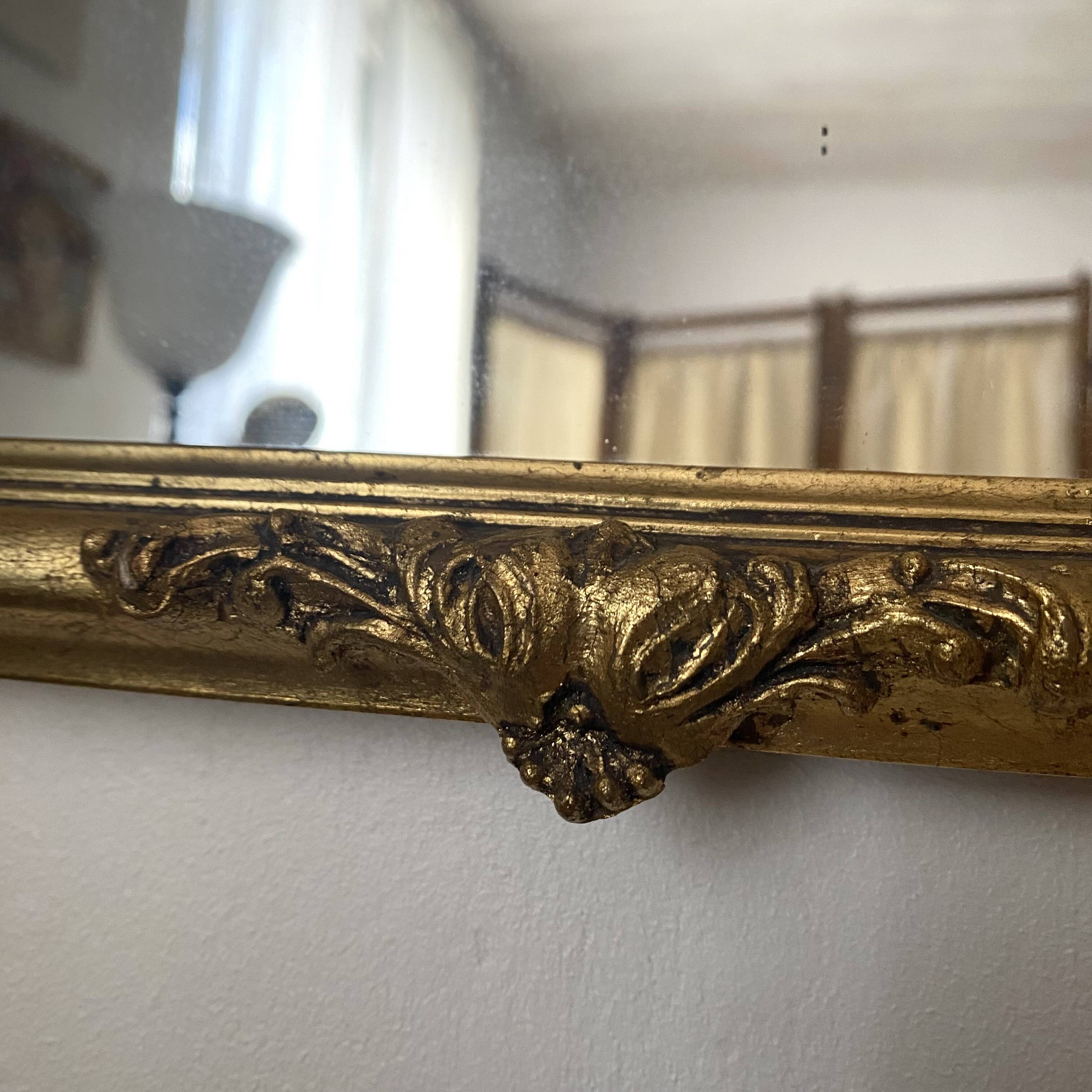 Golden mirror 51X29cm