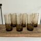 6 LUMINARC France smoked glasses