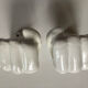 Vintage ceramic hand pair
