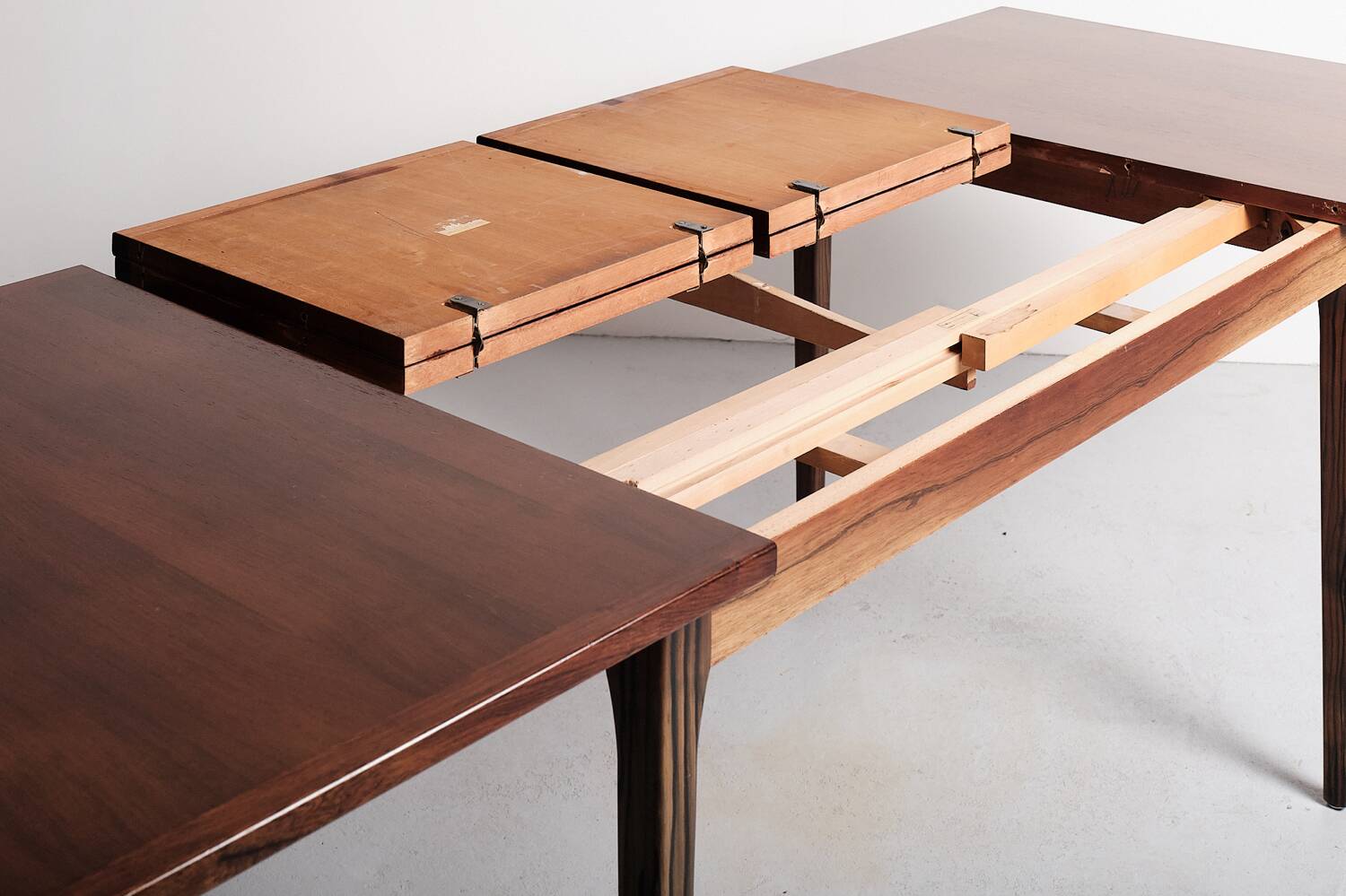 Table à manger extensible, années 1970