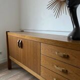 Large vintage brutalist sideboard
