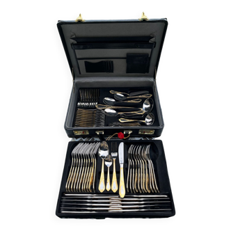 Cutlery Varaguen 70 pieces dorees 23 carats