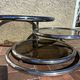 Vintage swivel coffee table by Milo Baughman, Artedis Roche Bobois