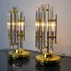 Paire de lampes Triedi Murano, Italie, 1970