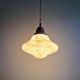 Art Deco suspension in marbled opaline, Scailmont (Belgium), 1920-30
