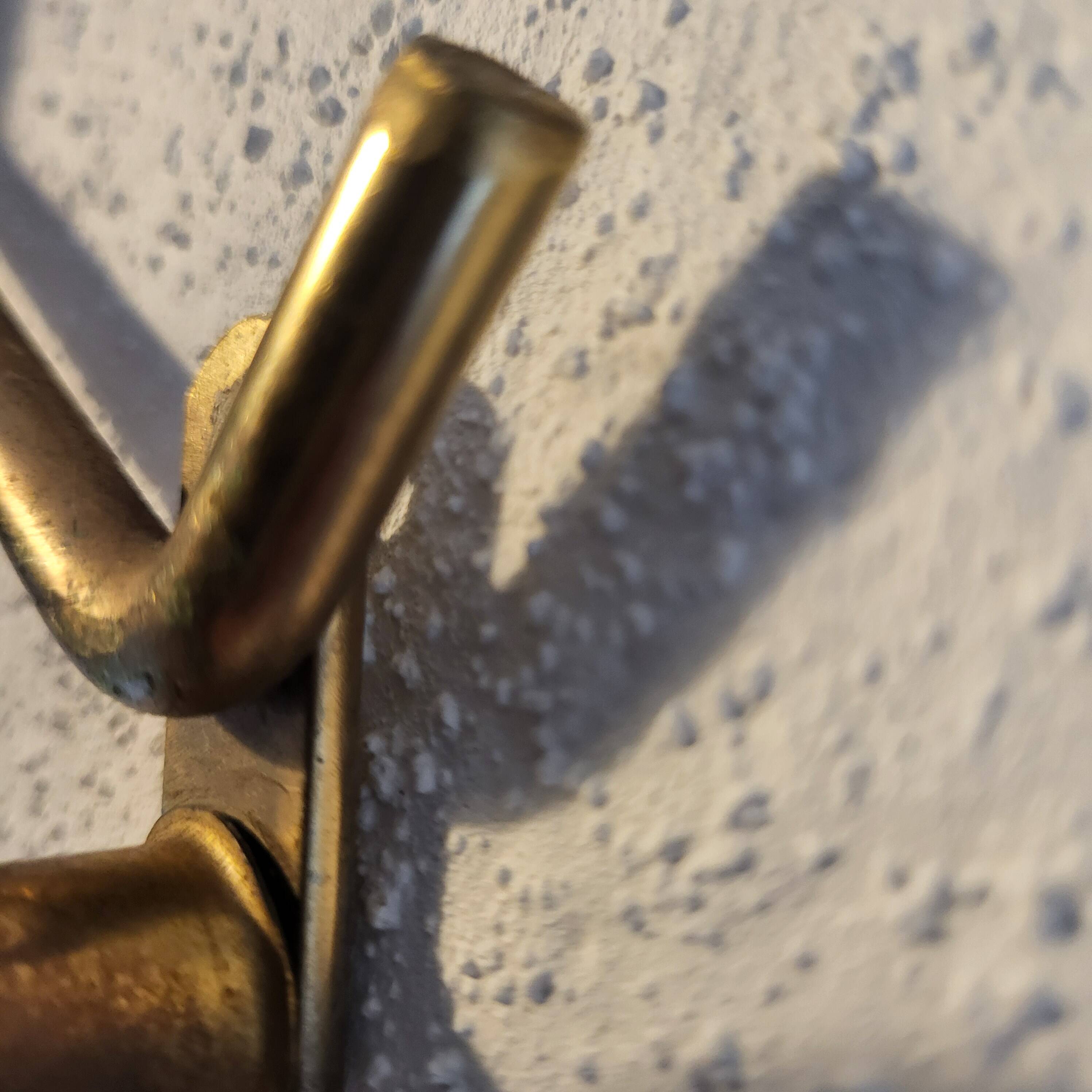 Zigzag wall hook from the 50s
