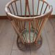 Vintage wicker umbrella stand