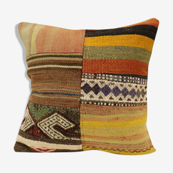 45x45 cm Kilim Coussin, Housse de coussin vintage