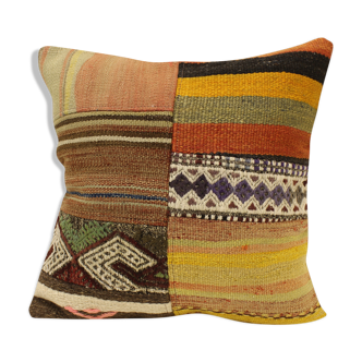 45x45 cm Kilim Cushion,Vintage Cushion Cover