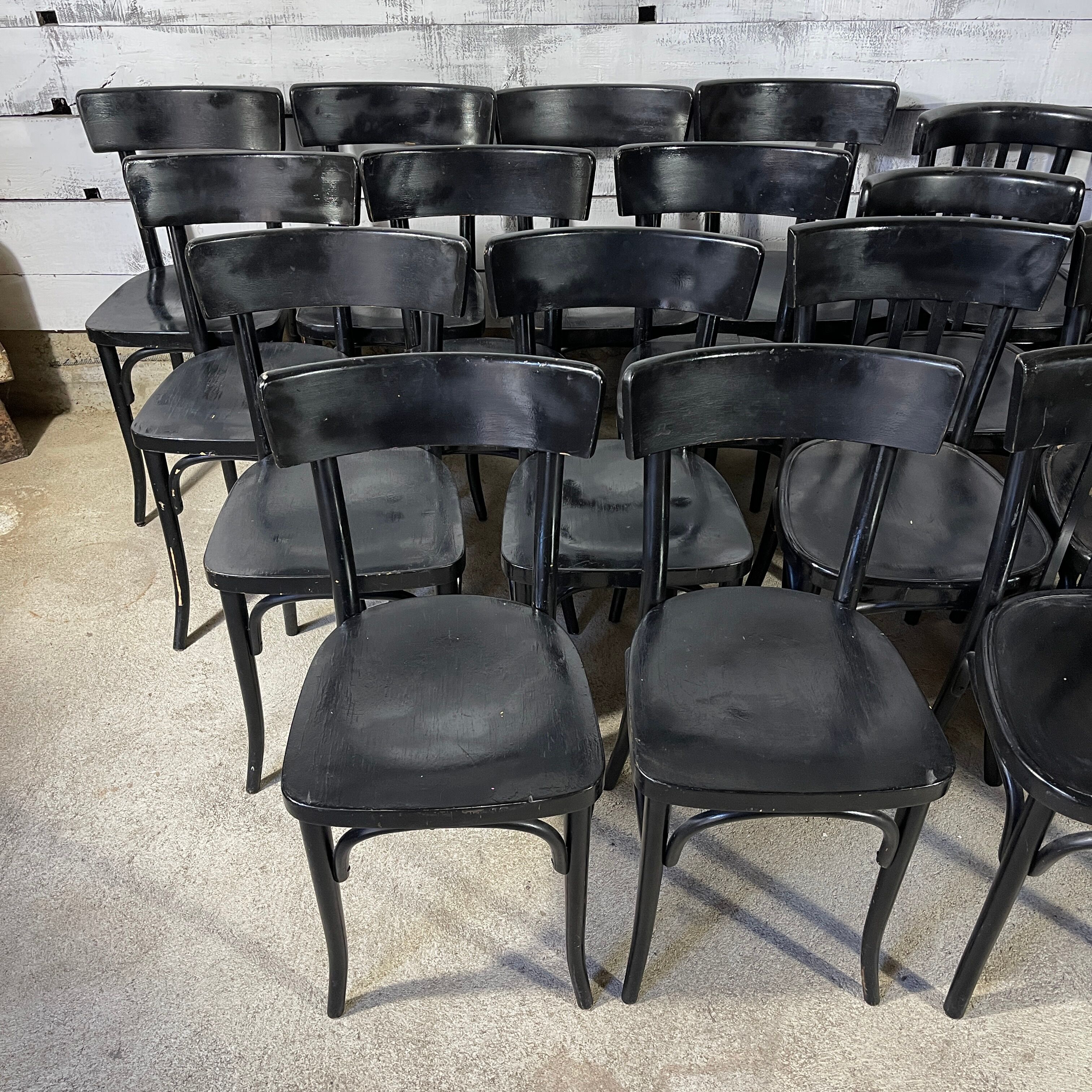 Set of 22 bistro chairs