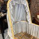Cradle bed in vintage rattan