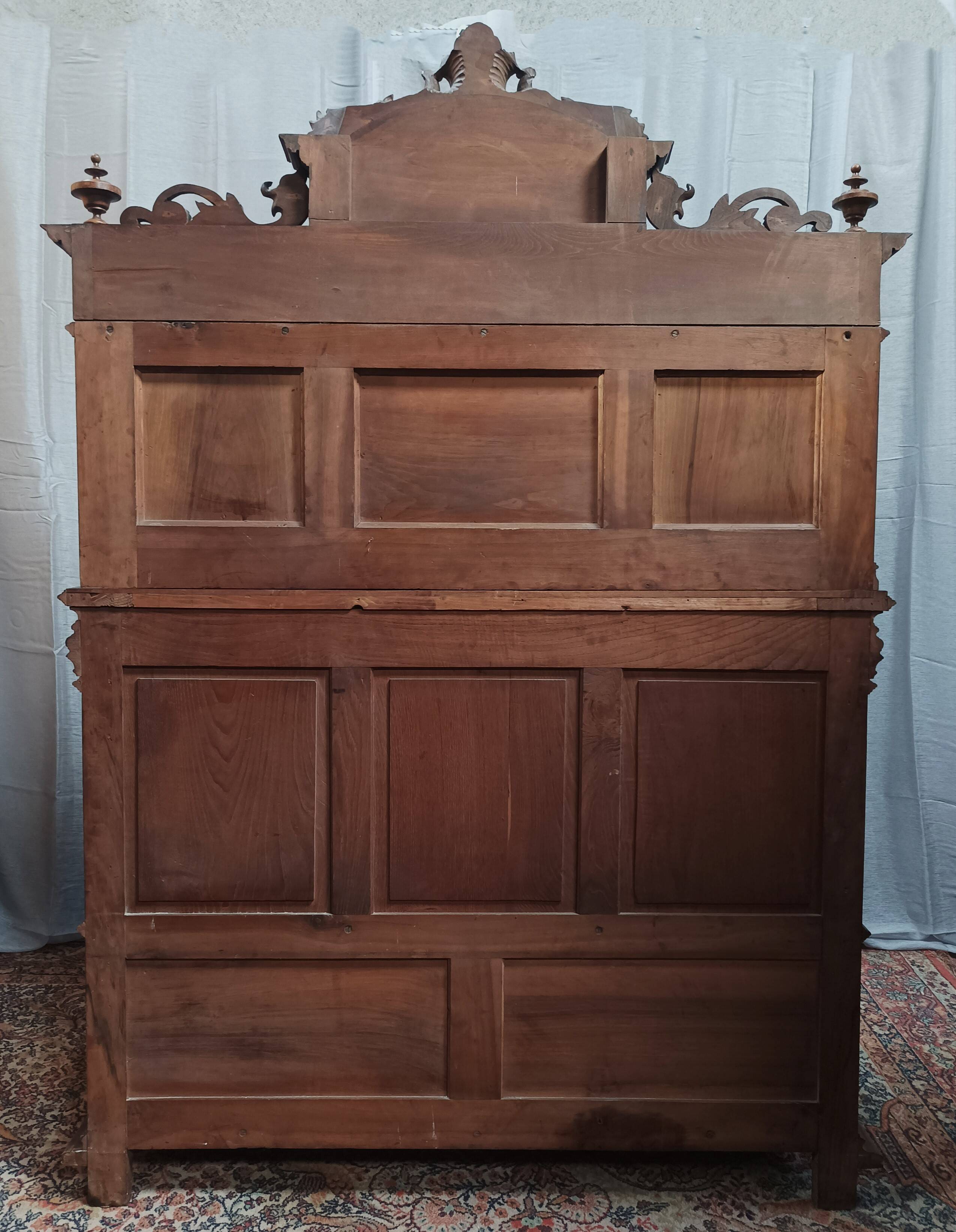 Renaissance walnut sideboard