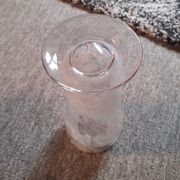 Vase vintage en verre de Clichy