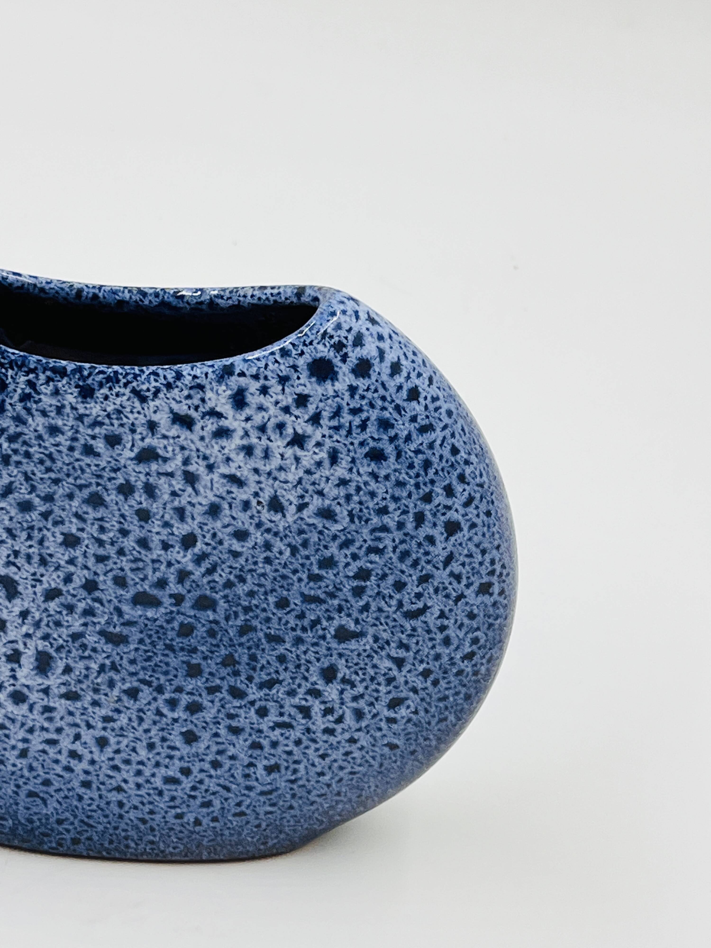 Maredsous ceramic pebble vase by Antonio Lampecco