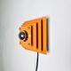 Pyramid Layered Wall Lamp In Orange By Hustadt Leuchten, Germany 1960S