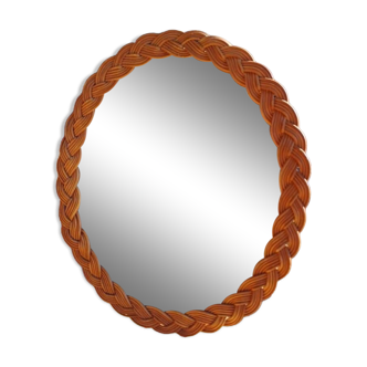 Old wicker mirror 1960 approx