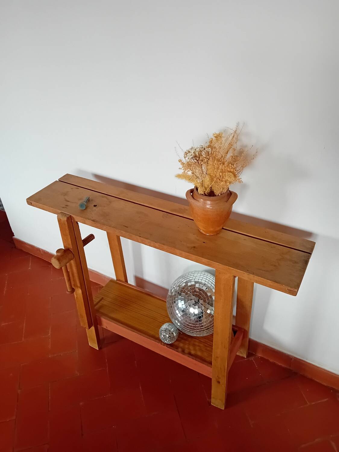 Wooden children's workbench