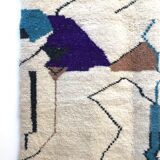 Moroccan Berber carpet Beni Ouarain with colorful patterns 2.32x1,66m