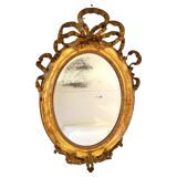 Miroir mural à la feuille d'or du 19ème siècle