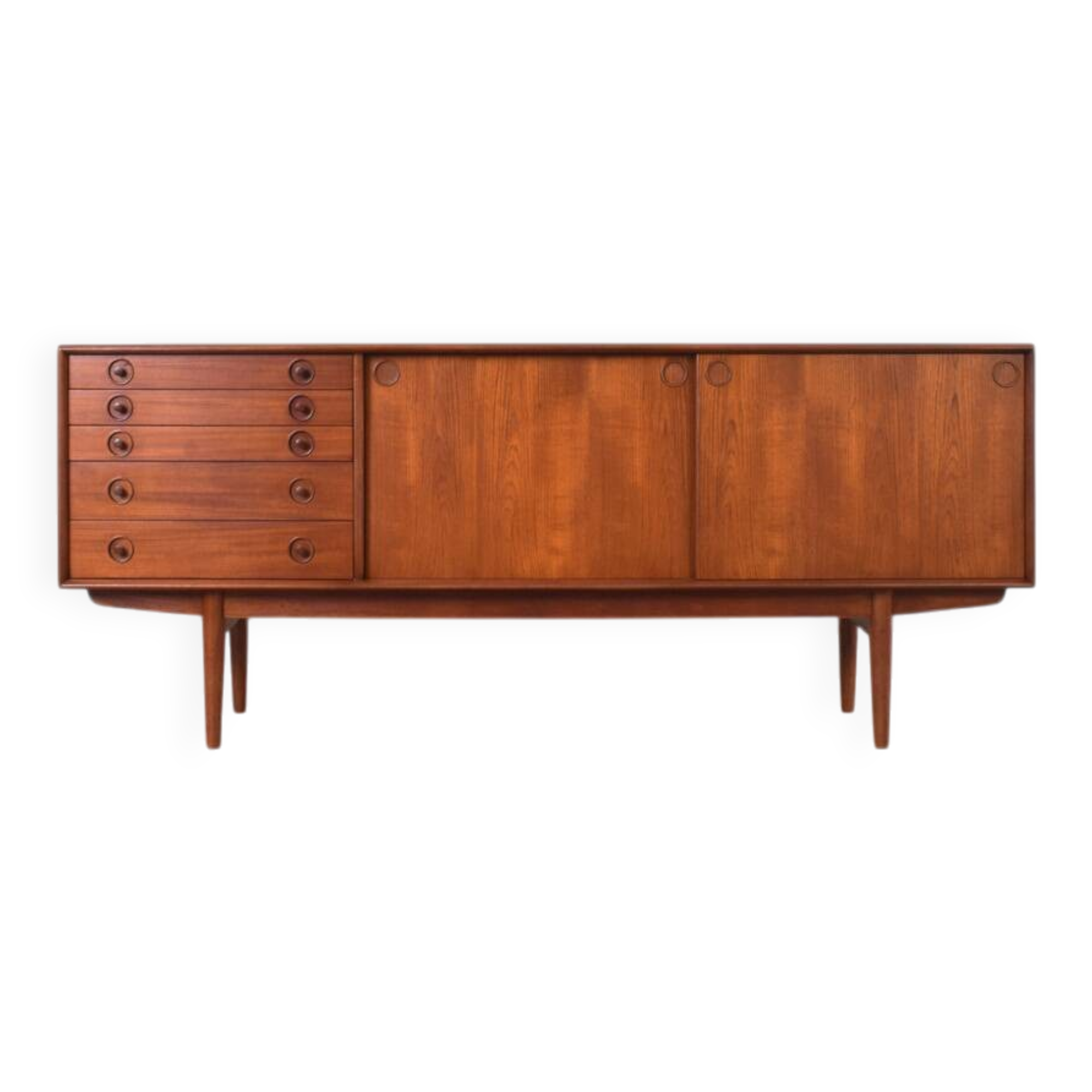 Mid-Century Norwegian Teak Sideboard from Bruksbo, 1960s.