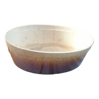 Oven dish or terrine in old oval ceramic