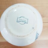 Broc de toilette vase Sarreguemines tulipes
