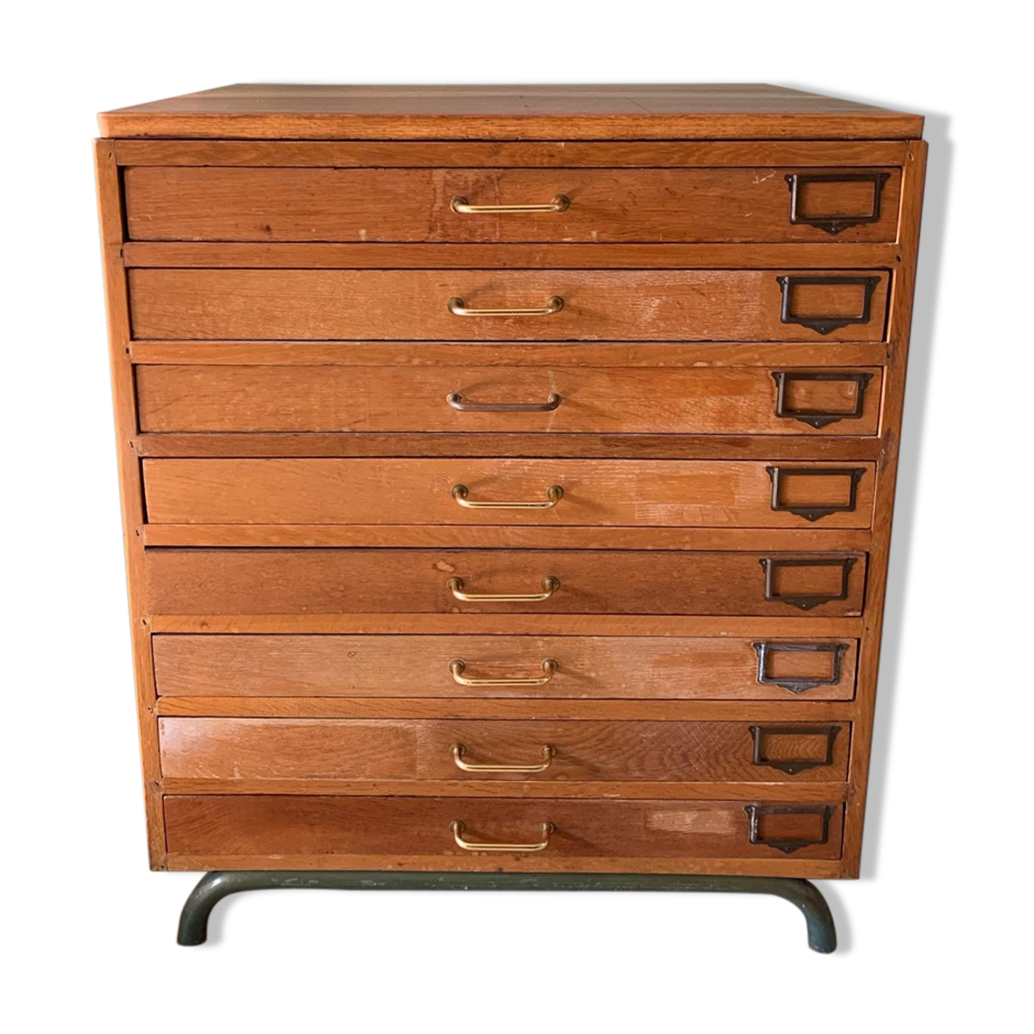 Old art school furniture with drawers