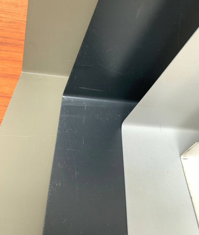 Mid-century German colourful minimalist metal bookends by Soennecken, 1960s, set of 16.