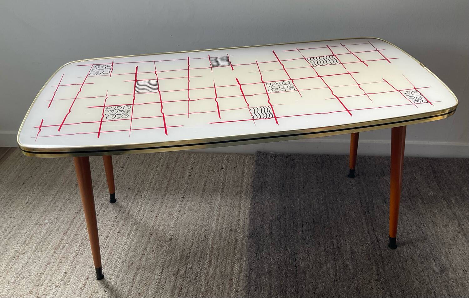 Table basse, années 60-70