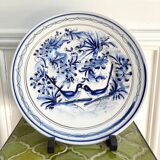 Decorative plate ceramic birds