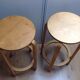 Pair of high Scandinavian/vintage style stools 60s-70s