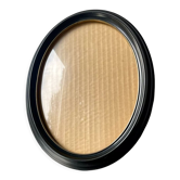 Cadre oval en bakélite noire