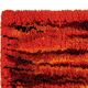 Scandinavian 20th century modern long pile rug 140 x 113 cm