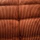 Togo set 2- seater sofa and armchair in brown Corduroy