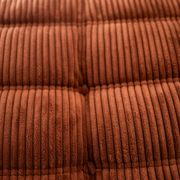 Togo set 2- seater sofa and armchair in brown Corduroy