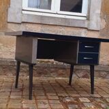Strafor industrial metal desk, 1960s