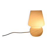 Lampe de table en verre de Murano champignon du milieu du siècle, Italie, années 1970.