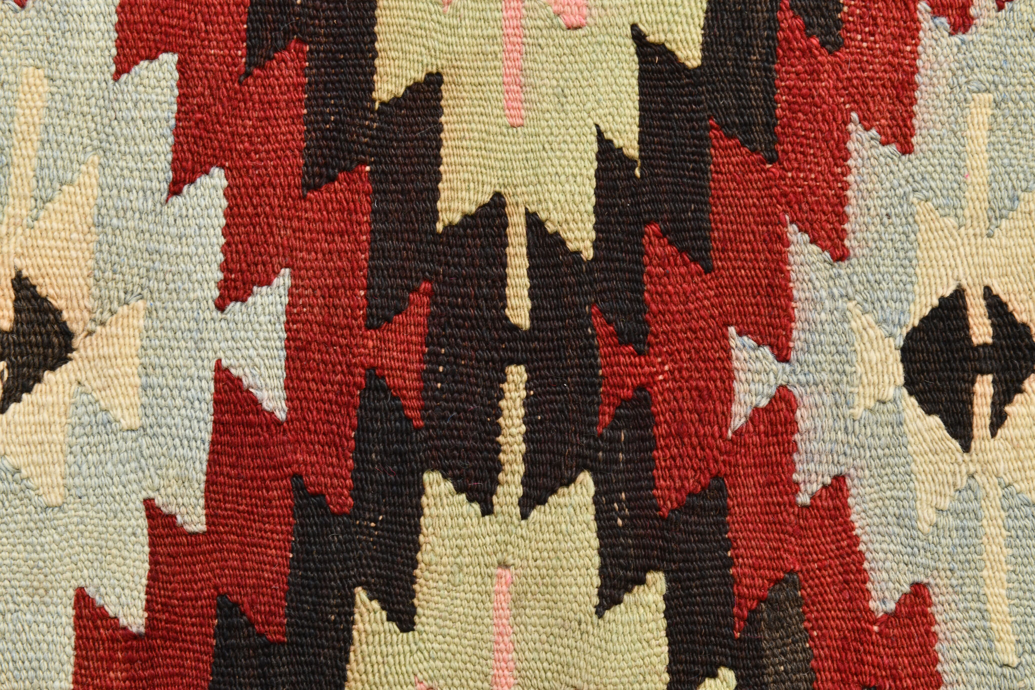 7x9 Modern Geometric Kilim Rug, 202x291Cm